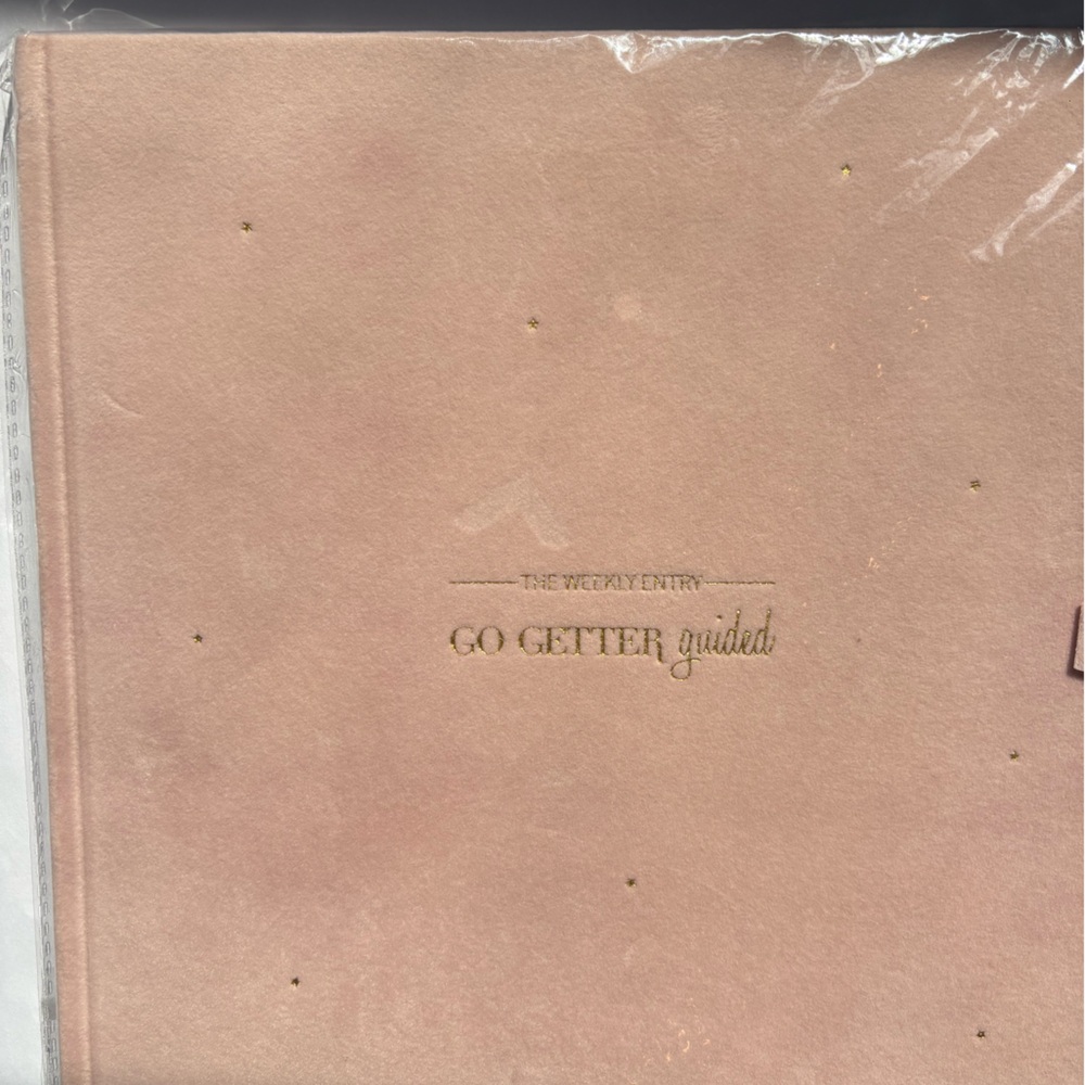 Blush Guided Planner with Gold Embossing